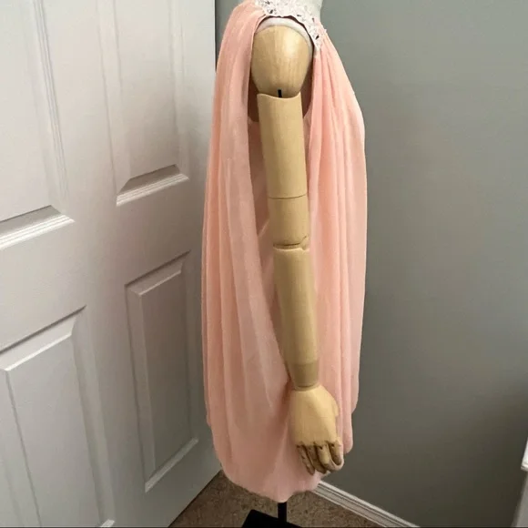 Marc Jacobs 100% Silk Bubble Drape Mini Dress Embellished Size 4 - Picture 7 of 16